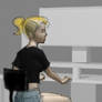 Karen At Computer Desk