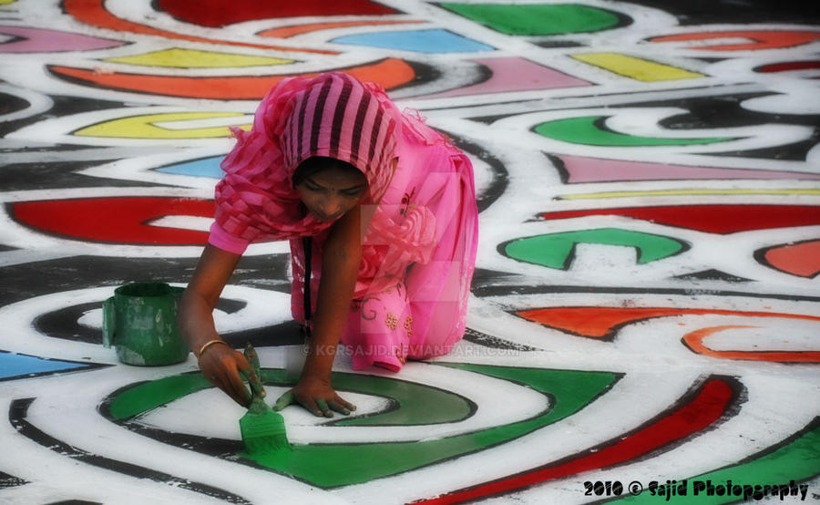 Coloring the street