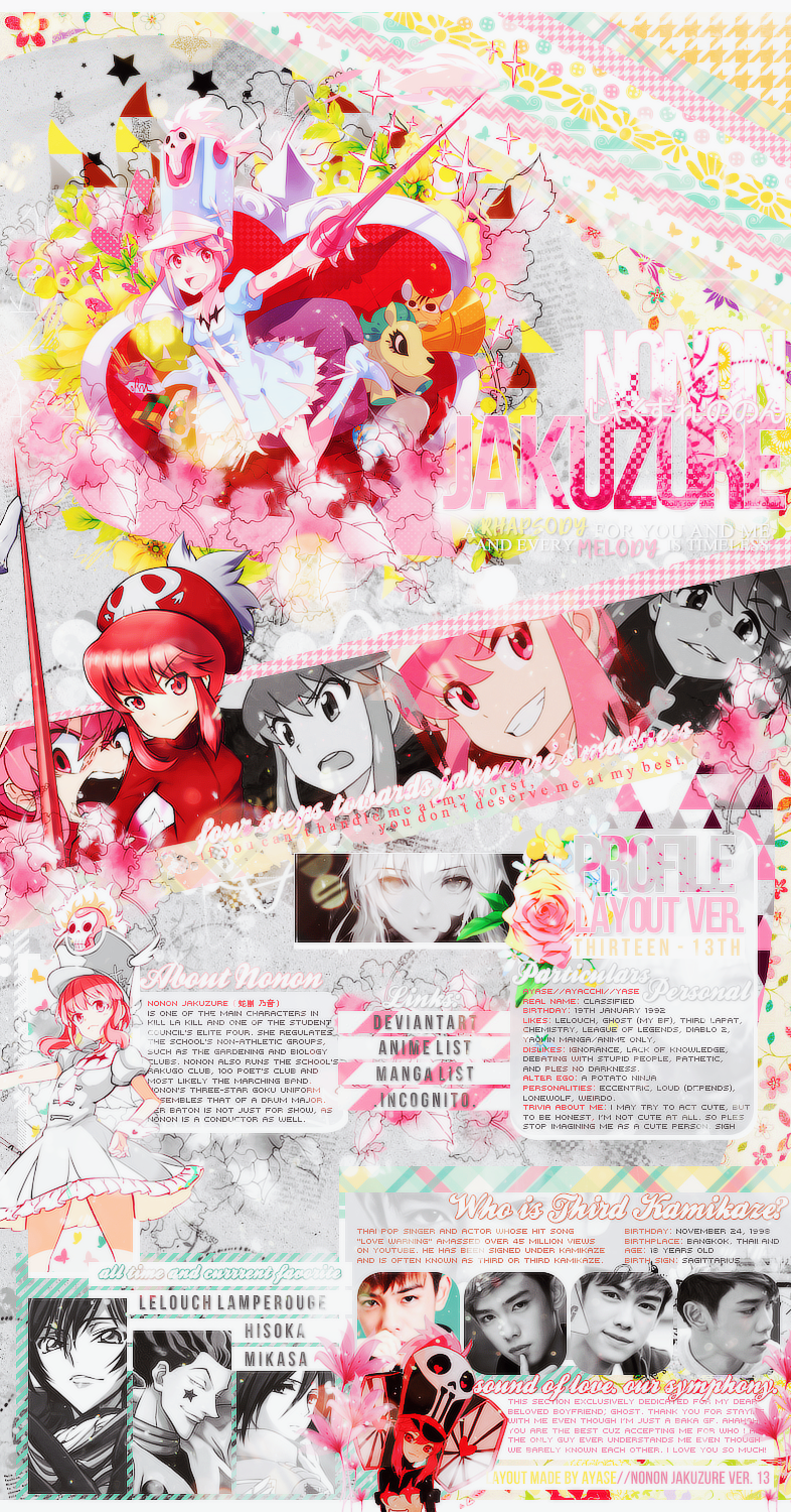 Nonon Jakuzure Layout By Effervescent S On Deviantart Nonon Jakuzure Layout By Effervescent S On Deviantart