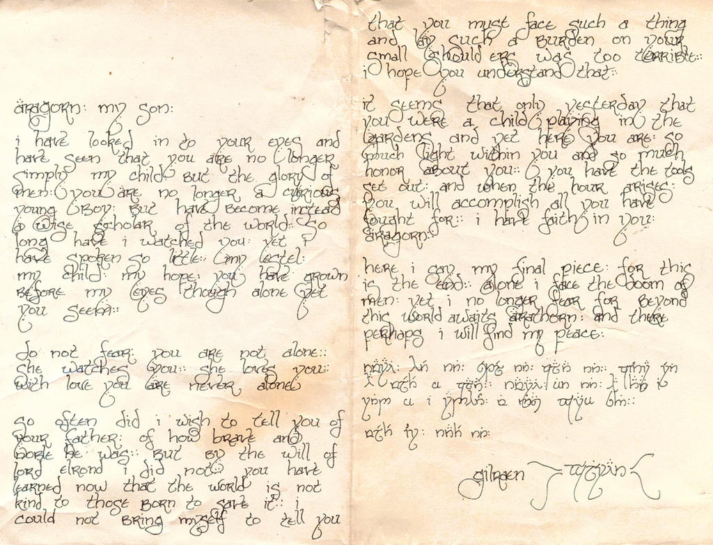 Gilraen's Last Letter