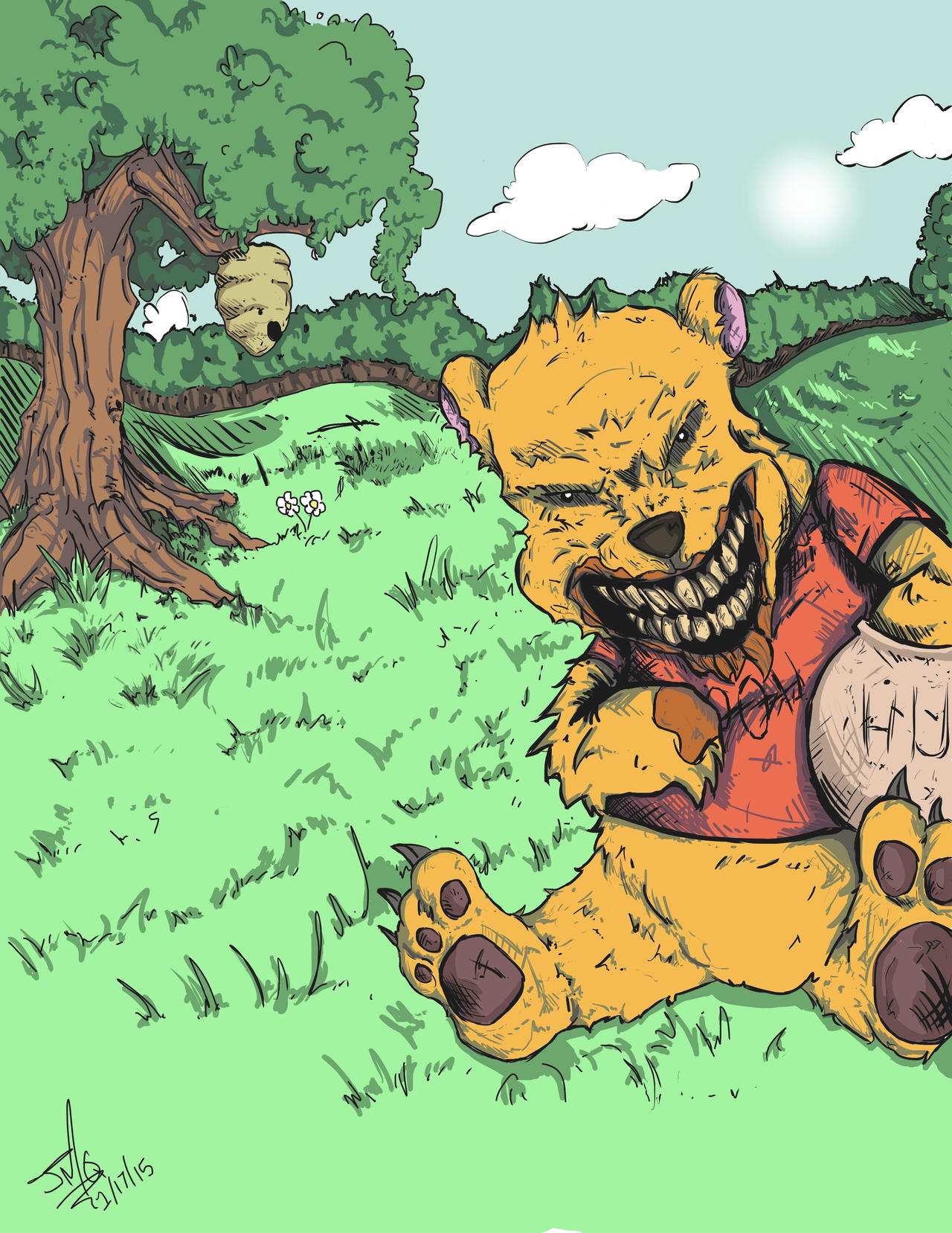 PoohBearFIN by QuayhagenArt on DeviantArt