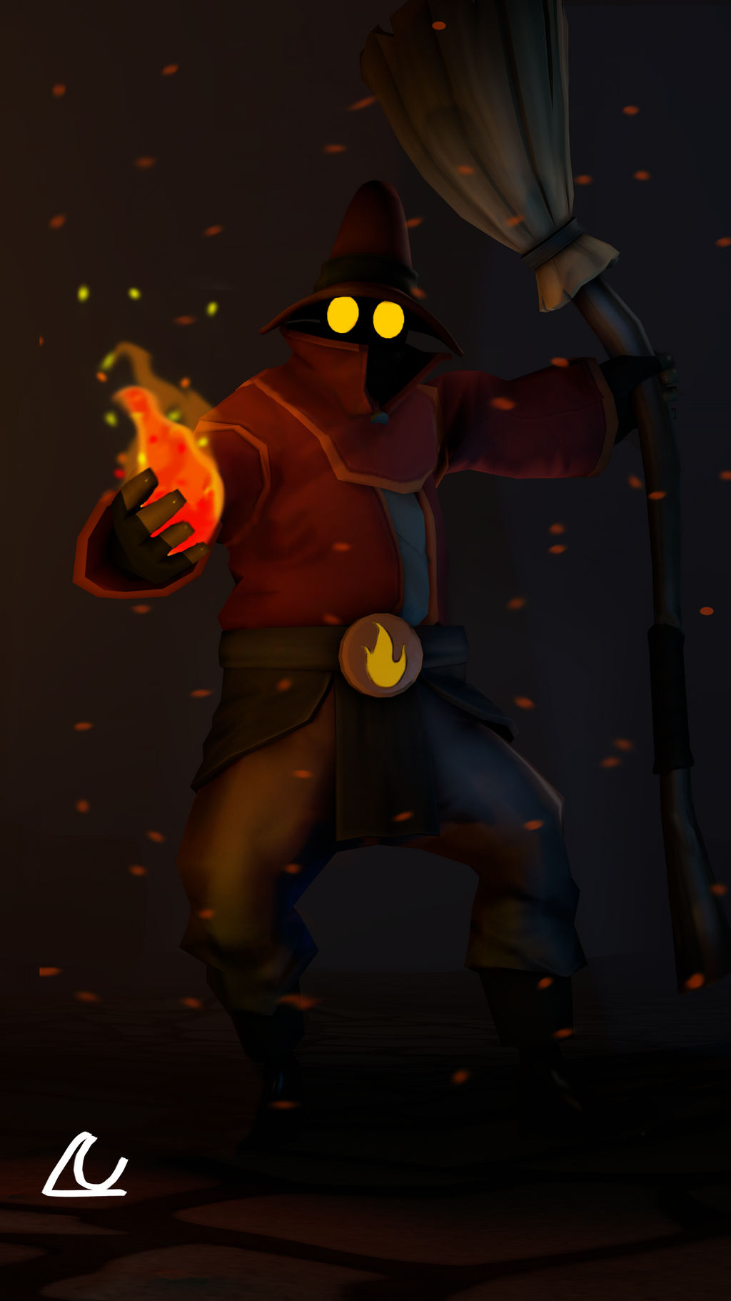 Pyromancer Robes Pyromancer by Kellobyte on DeviantArt