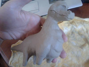 Spyro 'the clay dragon' Work in progress 1st pic