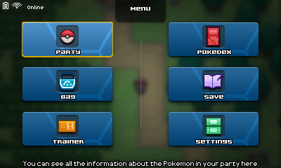 Pokemon - Menu Screen (?) by Fraot on DeviantArt