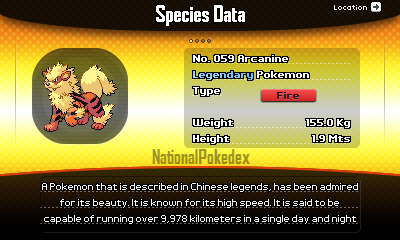 What game has a full Pokedex?