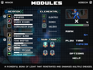 Megaman X ~ Menu (Finished)