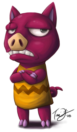 Animal Crossing - Rasher by cannibalqueen on DeviantArt Animal Crossing - Rasher by cannibalqueen on DeviantArt