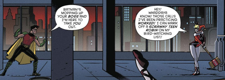 Harley Quinn Faces Off Robin by Bo-Dennis on DeviantArt