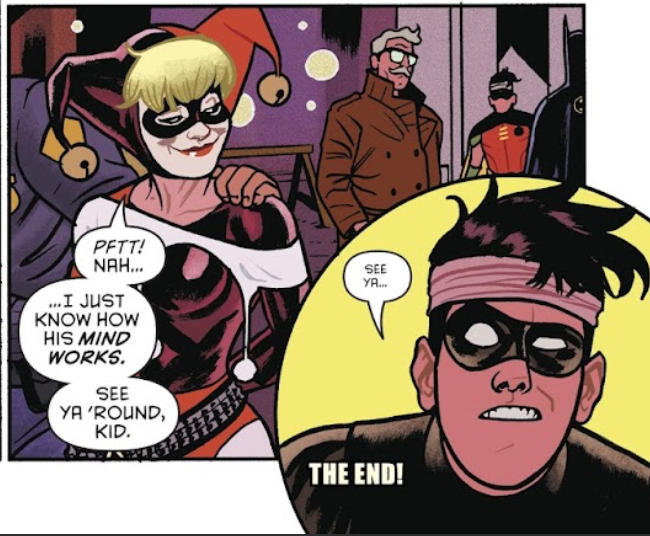 Harley Quinn Says Goodbye To Robin by Bo-Dennis on DeviantArt