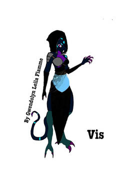 Vis in her new outfit