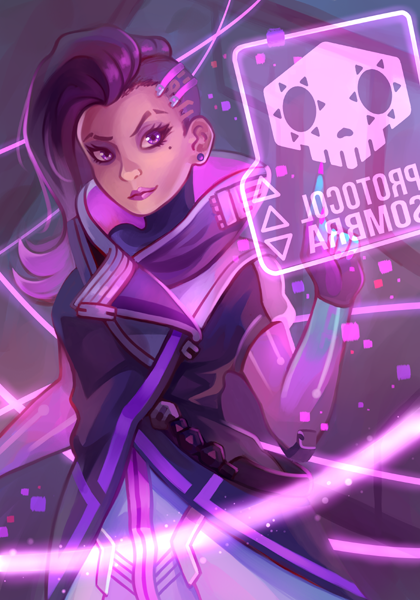 Overwatch - Sombra by Neko-Slay on DeviantArt Overwatch - Sombra by Neko-Slay on DeviantArt