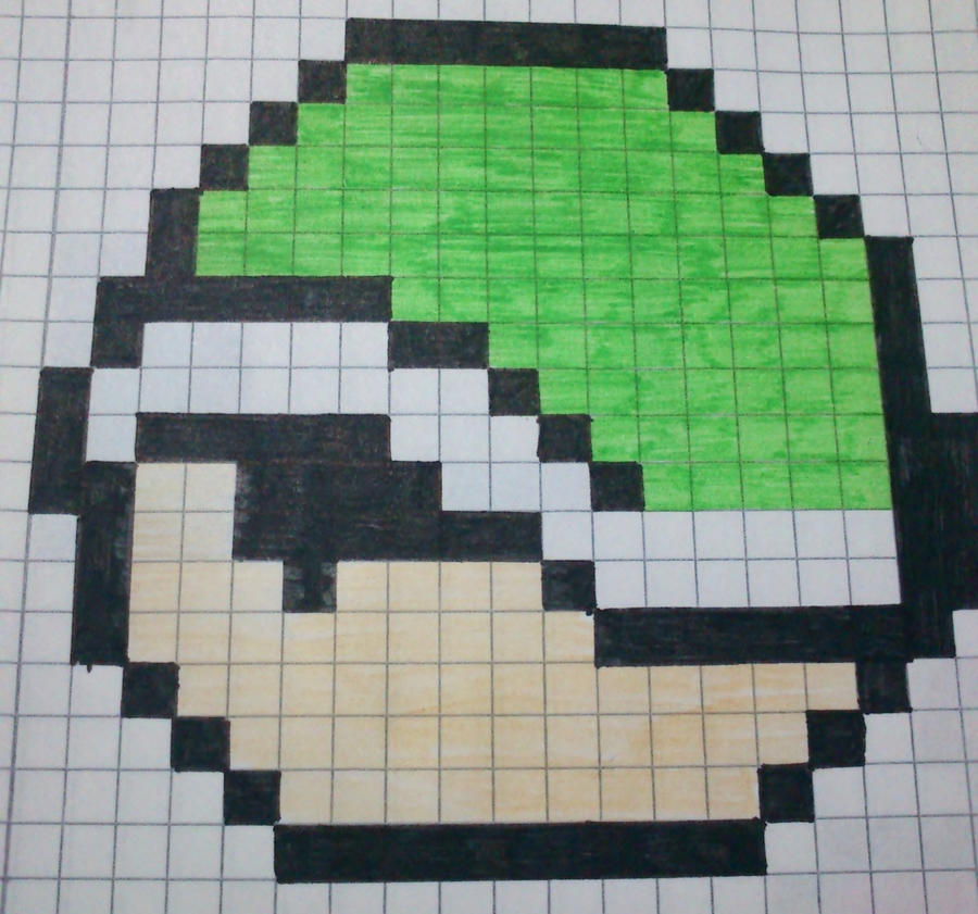 Pixelated Turtle Shell turtle shell by DeiDeiCat98 on DeviantArt
