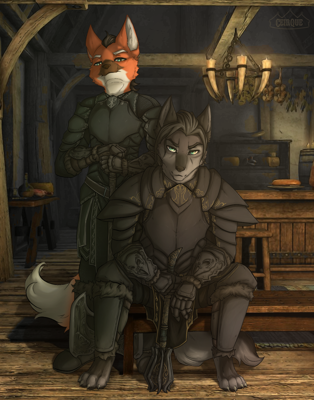 Commission: The Bannered Mare