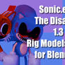 Deviantart Sonic Rig Sonic.exe The Disaster 1.3 Rigs for Blender Update by TitoTubby on ...