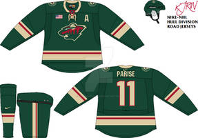 Minnesota Wild Road V1