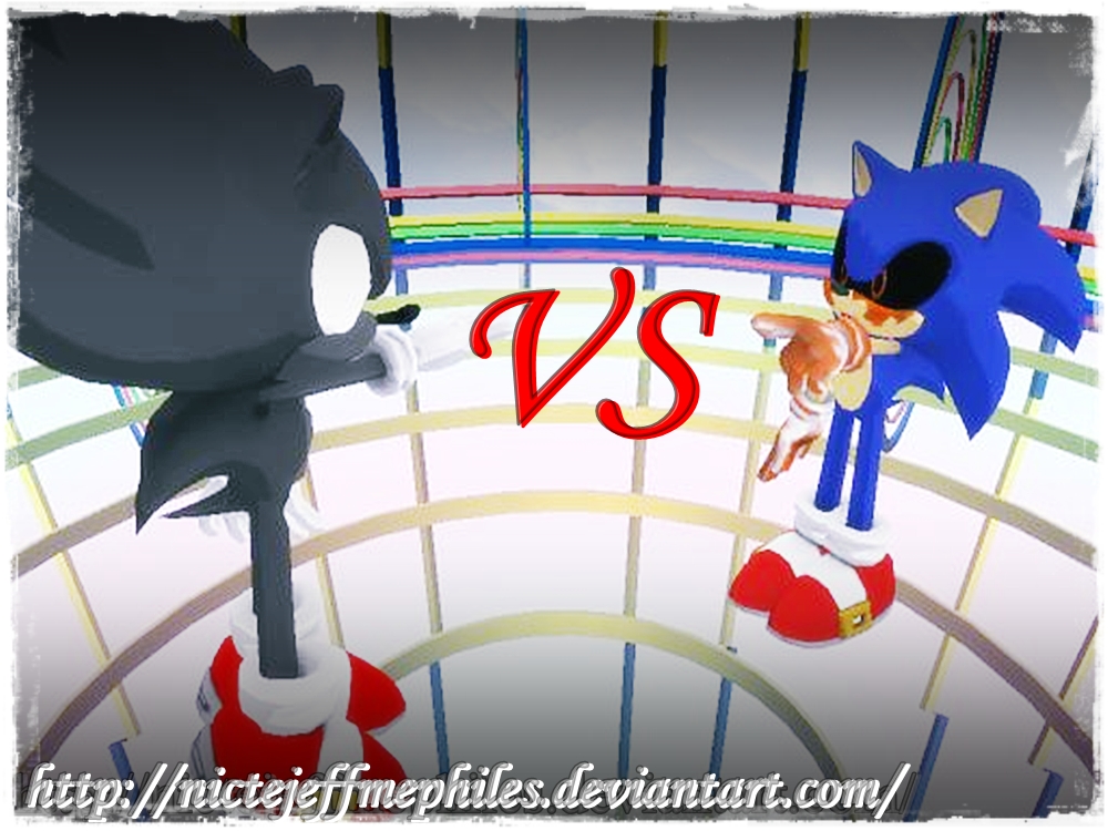 Sonic.exe and sonic by MidnightSonadowLover on DeviantArt