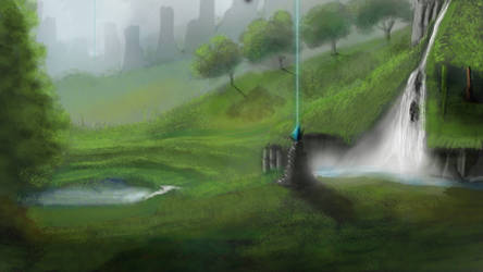 landscape speedpainting