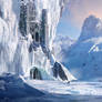 Snow gate - mattepainting