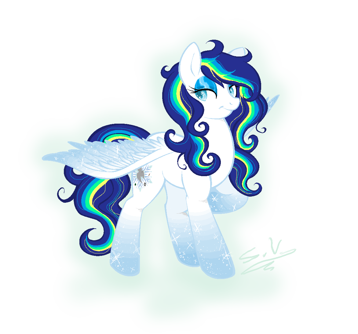 -:MLP:- FrozenDashIceWolf (OC)