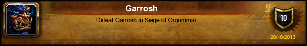 Garrosh Kill