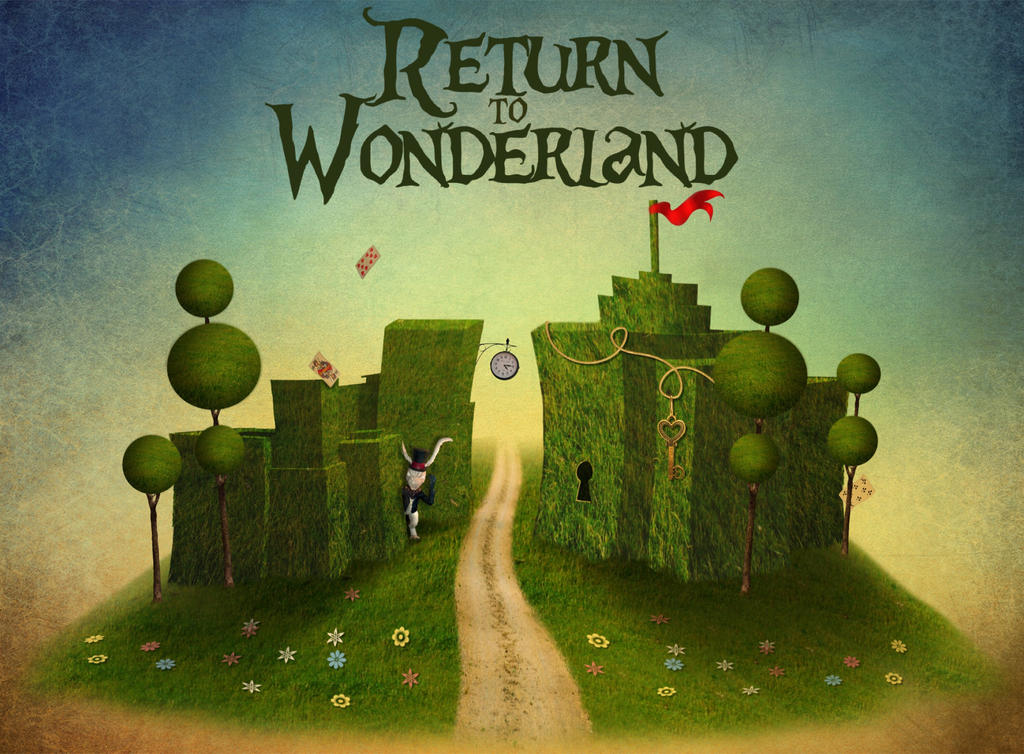 Return to Wonderland. Poster. by Lora-Vysotskaya Return to Wonderland. Poster. by Lora-Vysotskaya