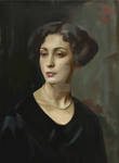 Portrait Of A Lady In Black
