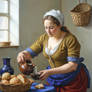 The Milkmaid (revisiting Vermeer)