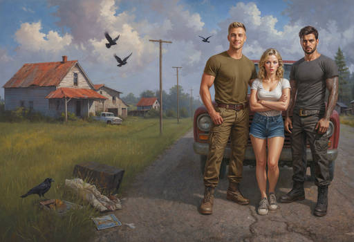 The Last Road (commissioned book cover)