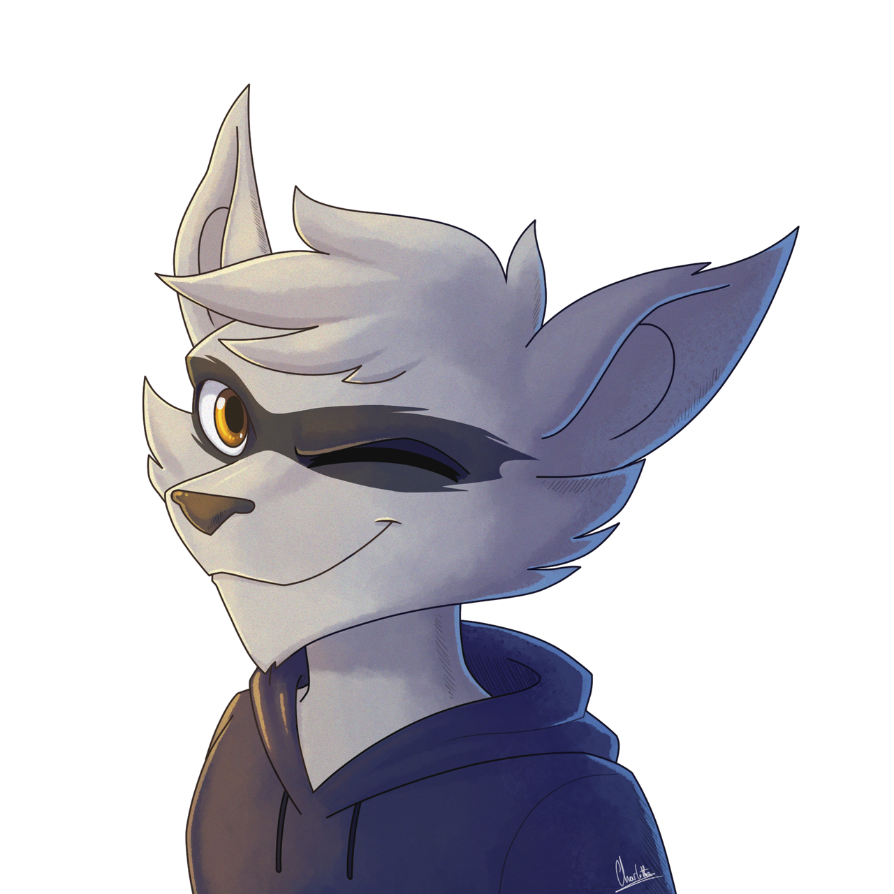 That sly look by BlueStripedRenulian on DeviantArt