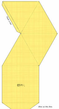 Yellow Pyramid Box Template