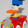 LEGO Donald Duck and car