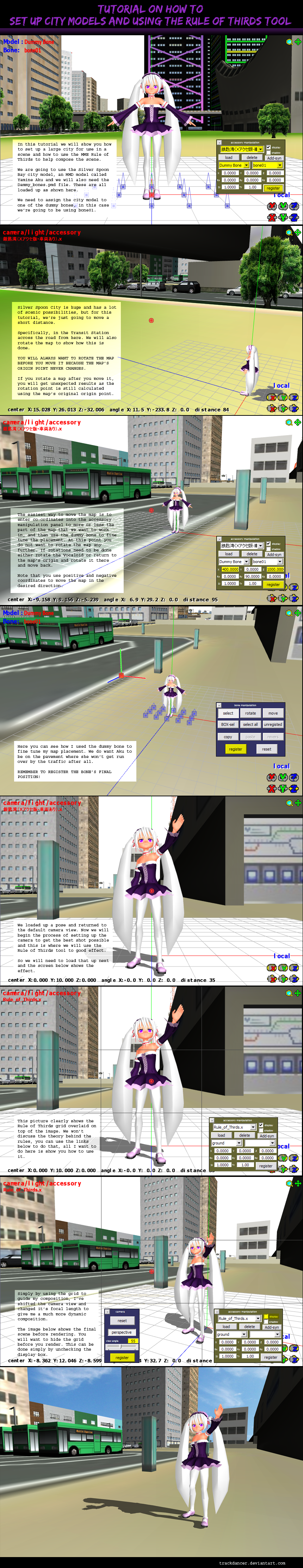 MMD City Models and the Rules of Thirds Tutorial