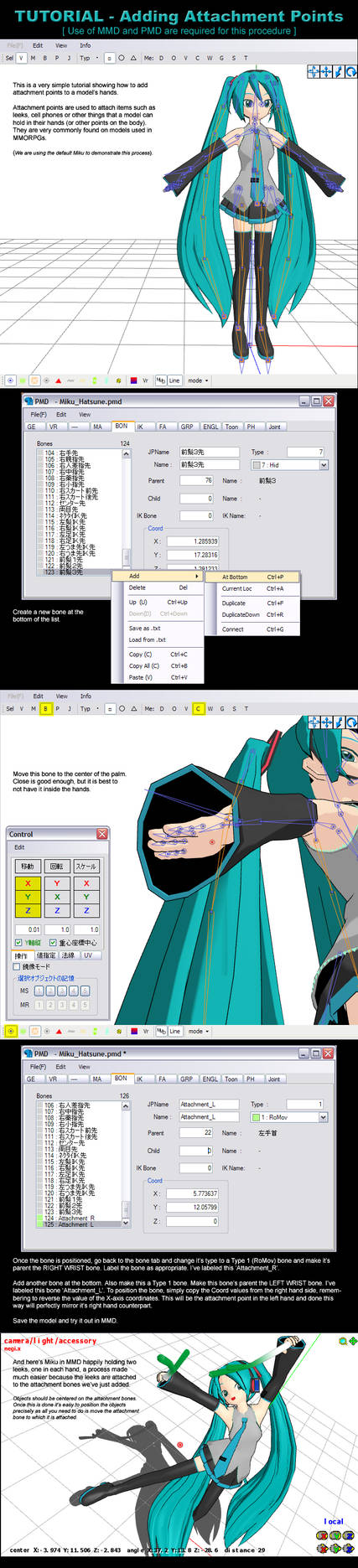 MMD/PMD Tutorial - Adding Attachment Points