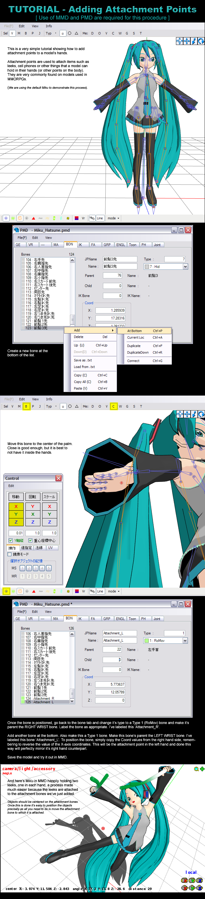 MMD/PMD Tutorial - Adding Attachment Points