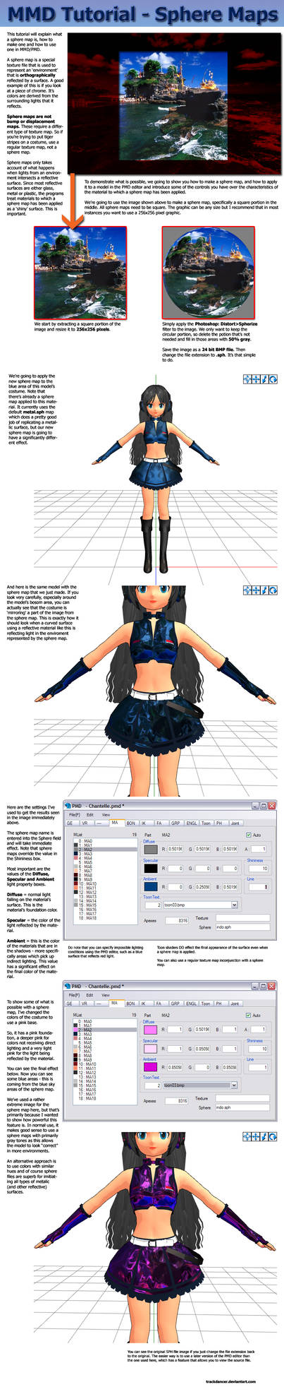 Mmd Tutorial MMD Tutorial Sphere Maps by Trackdancer on DeviantArt
