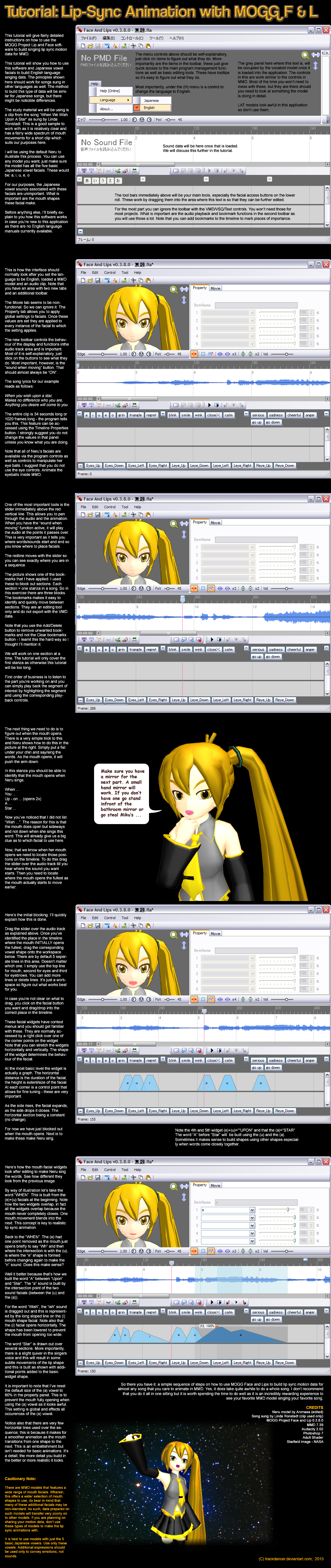 MMD Tutorial - English LipSync w MOGG Face and Lip