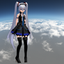 MMD Hagane Miku - WIP - Model Preview