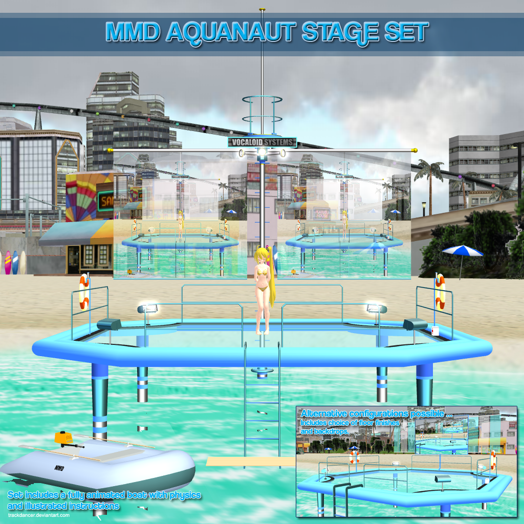 MMD Aquanaut Stage by Trackdancer on DeviantArt