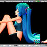 MMD Miku Off Pose Detail