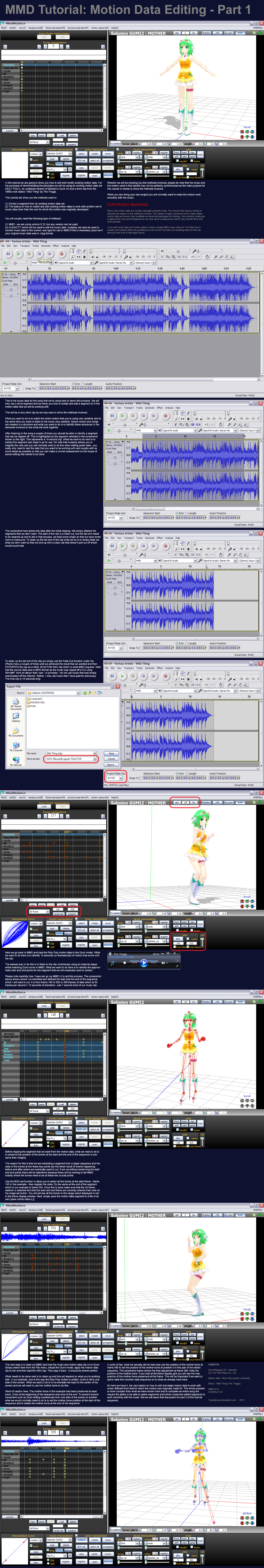 MMD Tutorial: Editing Motion Data (Part 1)