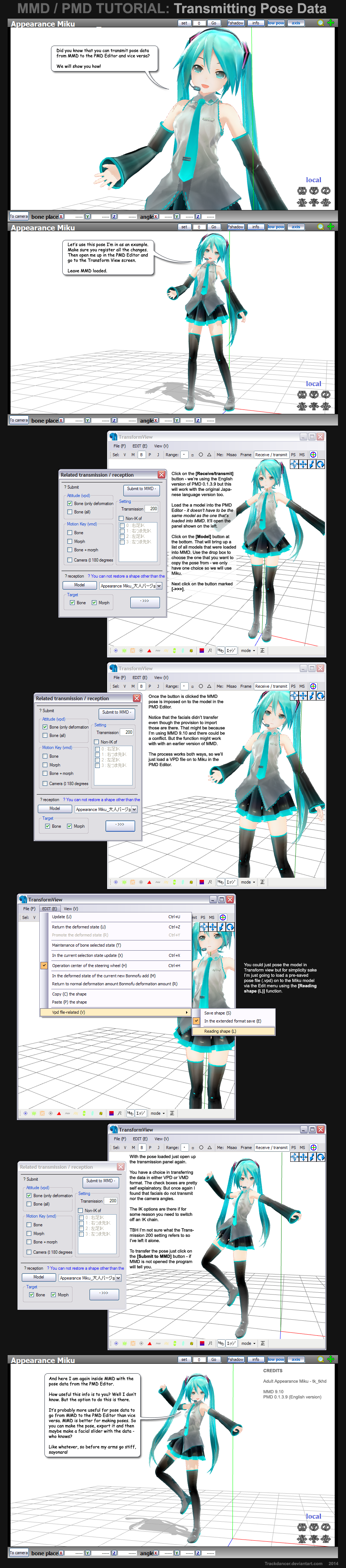 MMD/PMD Tutorial - Transmitting Pose Data by Trackdancer on DeviantArt