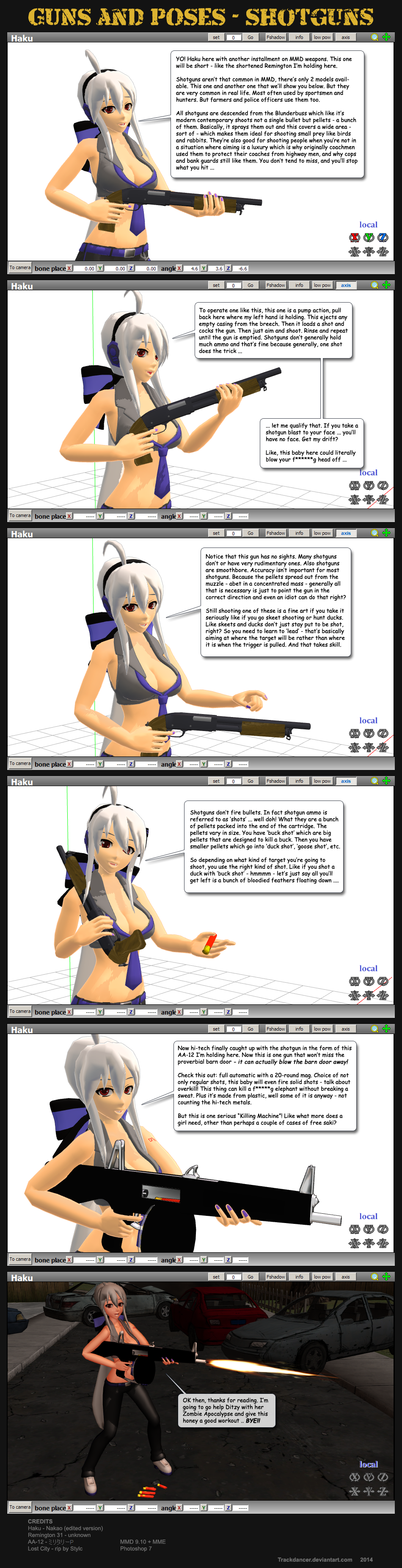 MMD Guns+Poses - Shotguns