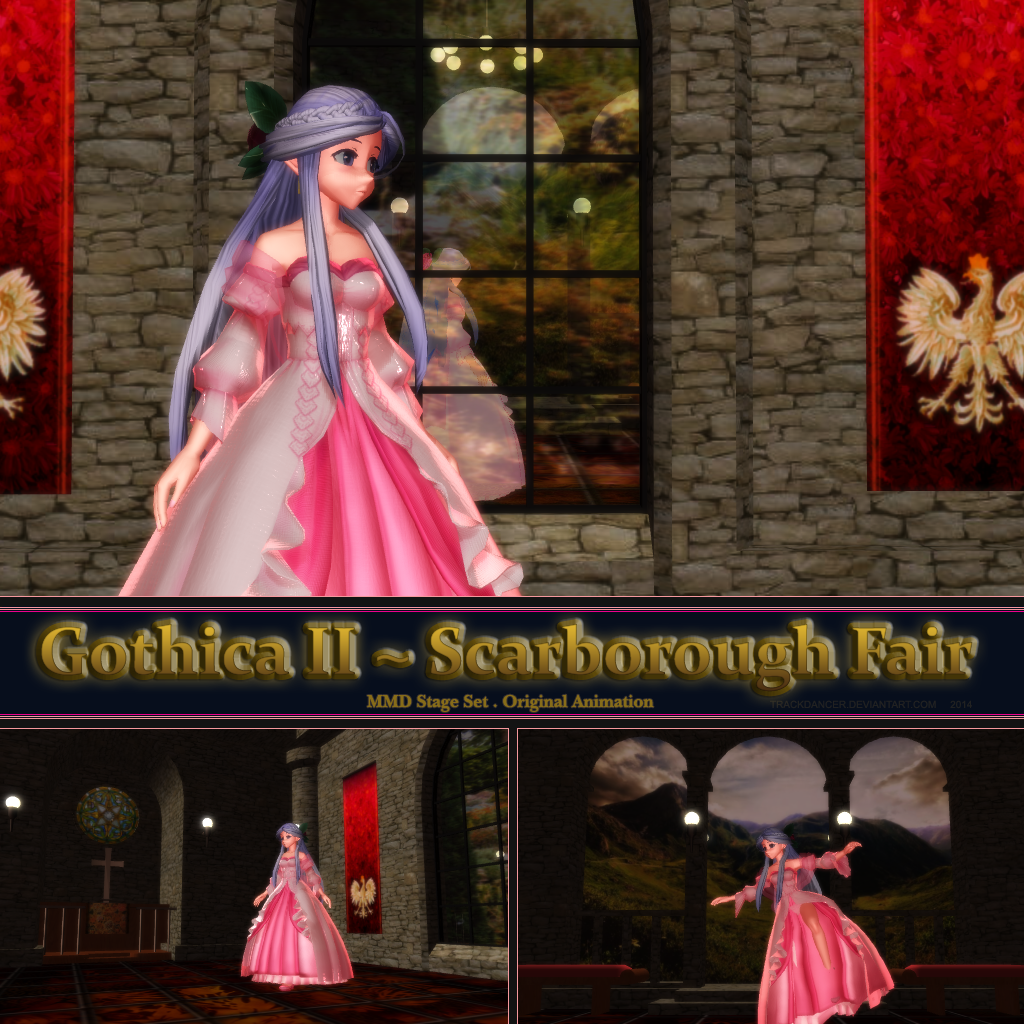 MMD Gothica 2 Stage + Scarborough Fair motion by Trackdancer