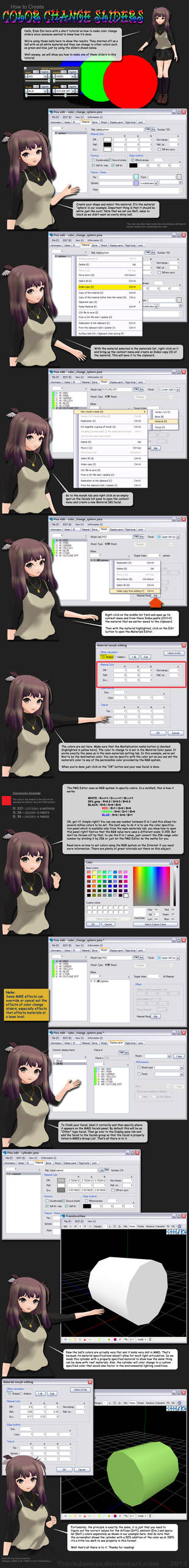 Mmd Color MMD Tutorial: Making Color Change Sliders by Trackdancer on DeviantArt