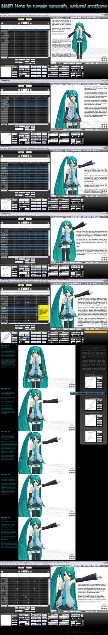 MMD Tutorial: Creating smooth natural animations