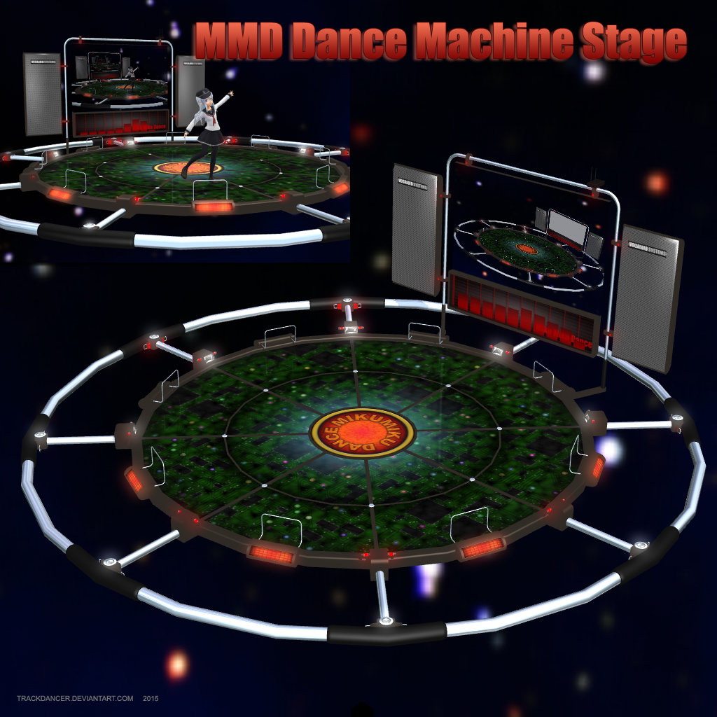 MMD Dance Machine Stage by Trackdancer on DeviantArt