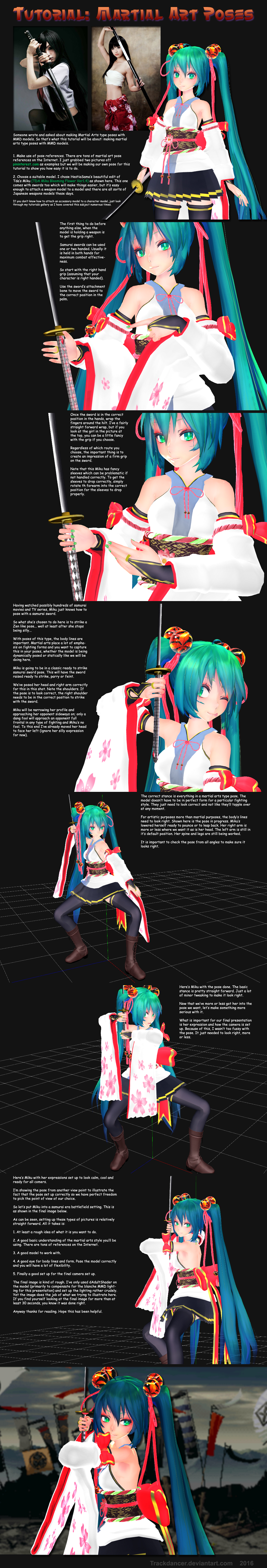 Mmd Tutorial MMD Tutorial Martial Arts Poses by Trackdancer on DeviantArt