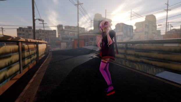 MMD Yukari in Kerorin Town