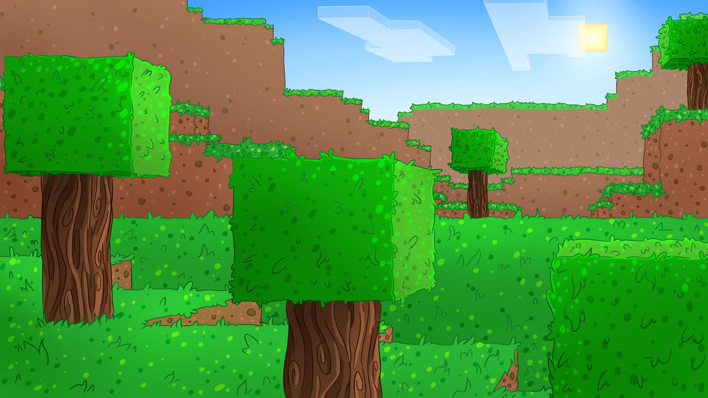 Minecraft Background by LukasAnimations on DeviantArt