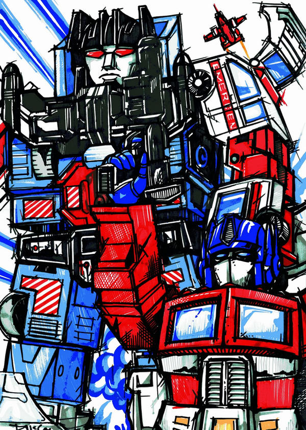 Optimus prime and defensor by rekmac on DeviantArt